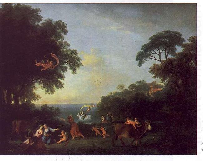 Francesco Zuccarelli Landscape with the Rape of Europa china oil painting image
